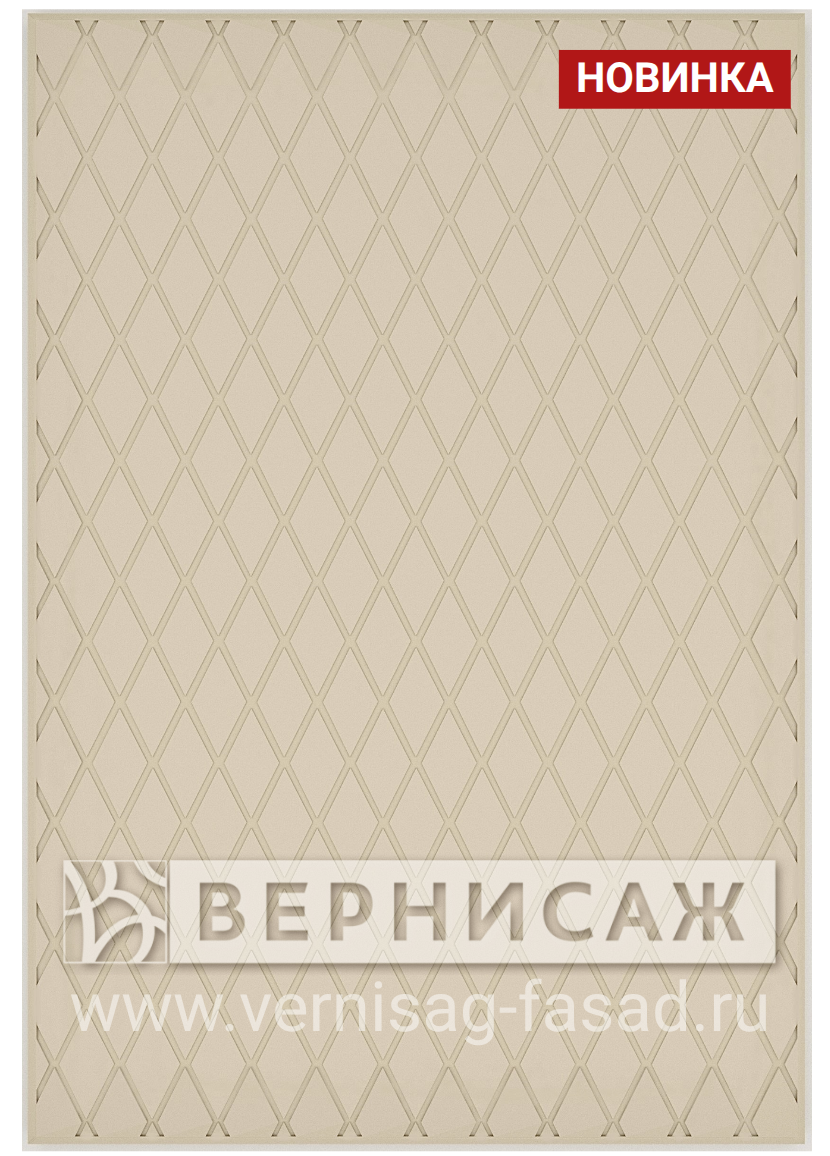 Фасад в эмали , Фрезеровка №109, глухой фасад