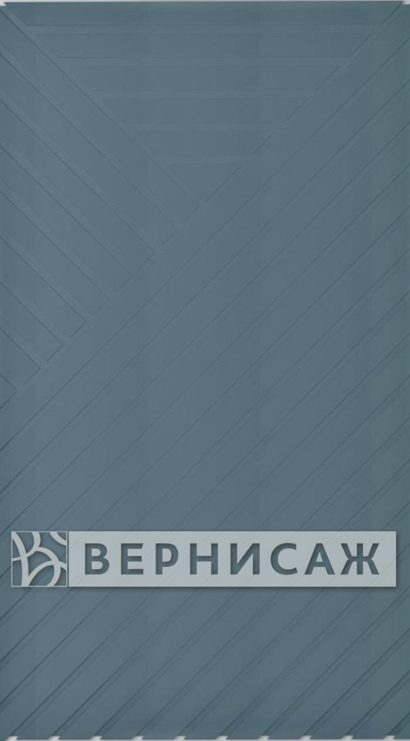 Глухой фасад, в плёнке ПВХ, Фрезеровка №88