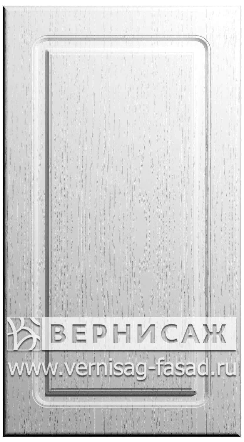 Фасады в пленке ПВХ, Фрезеровка № 1, цвет Белая структурная