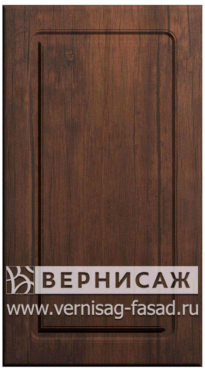 Фасады в пленке ПВХ, Фрезеровка № 1, цвет Дуб антик