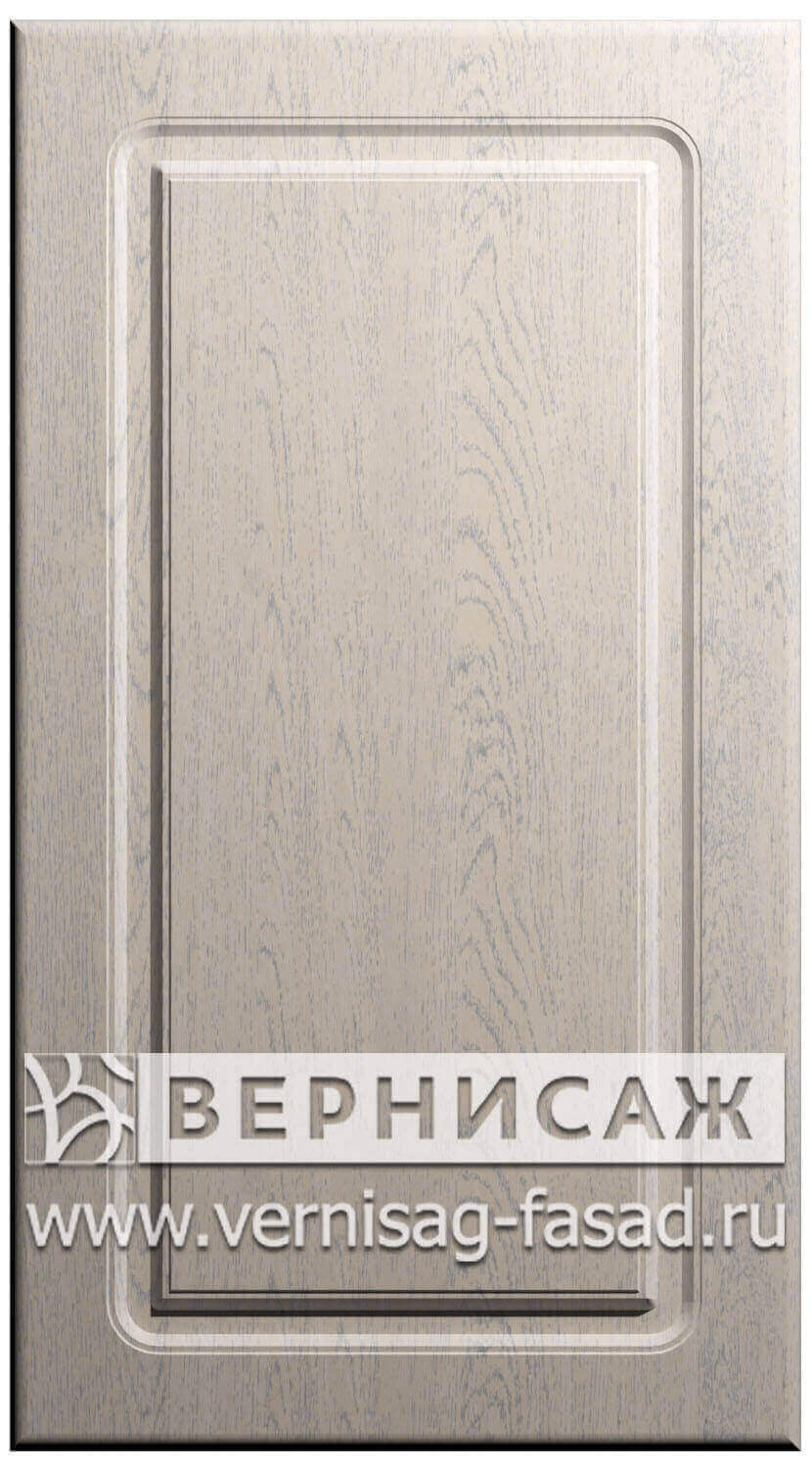 Фасады в пленке ПВХ, Фрезеровка № 1, цвет Дуб беленый
