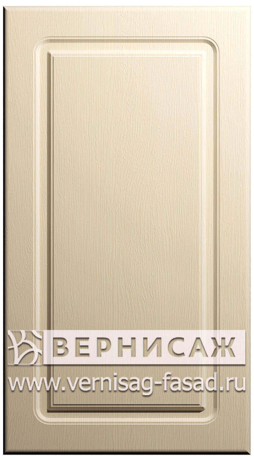 Фасады в пленке ПВХ, Фрезеровка № 1, цвет Клен с тиснением