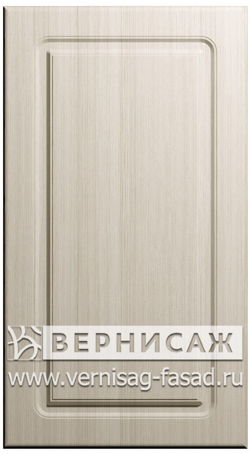 Фасады в пленке ПВХ, Фрезеровка № 1, цвет Сандал белый