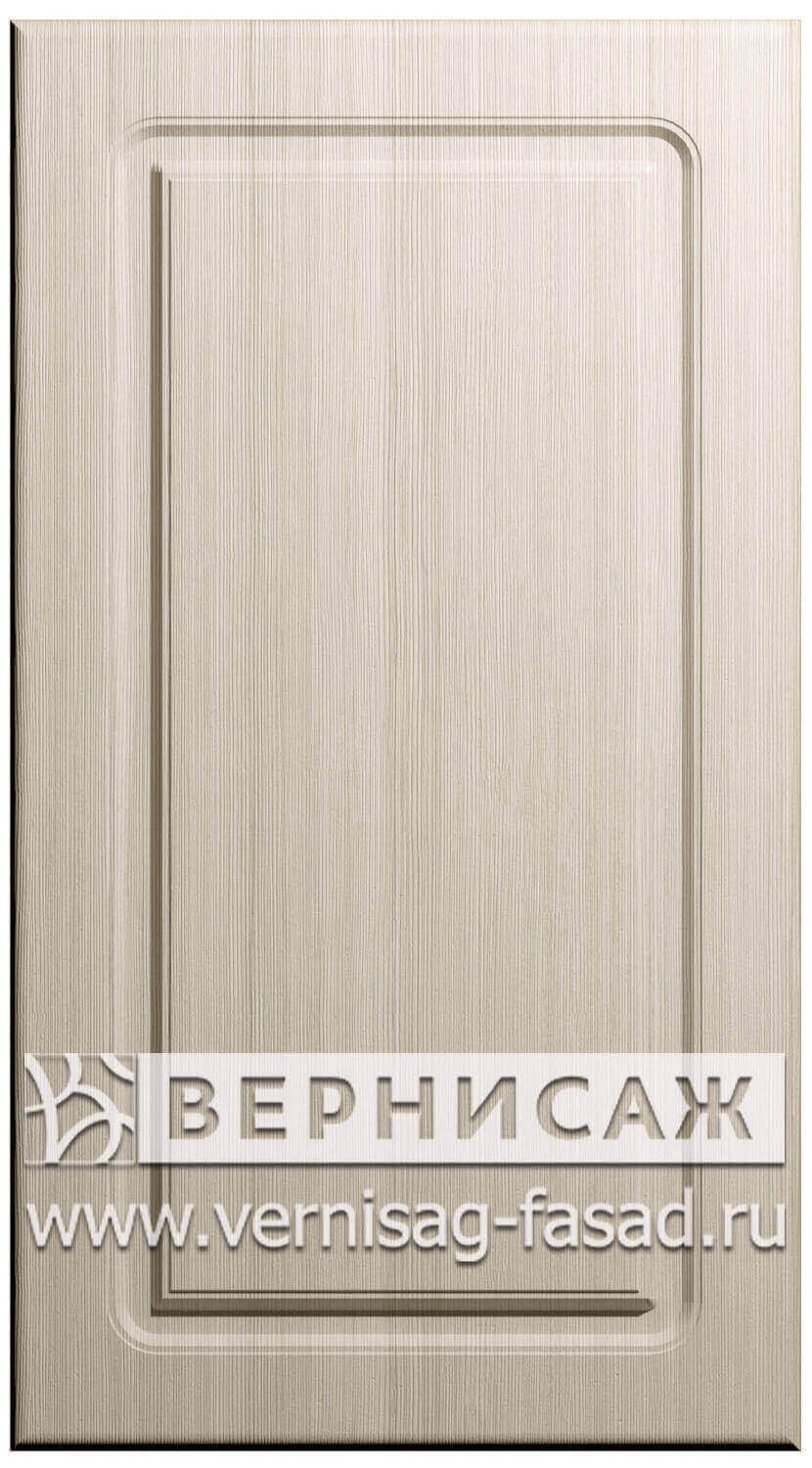 Фасады в пленке ПВХ, Фрезеровка № 1, цвет Сандал белый