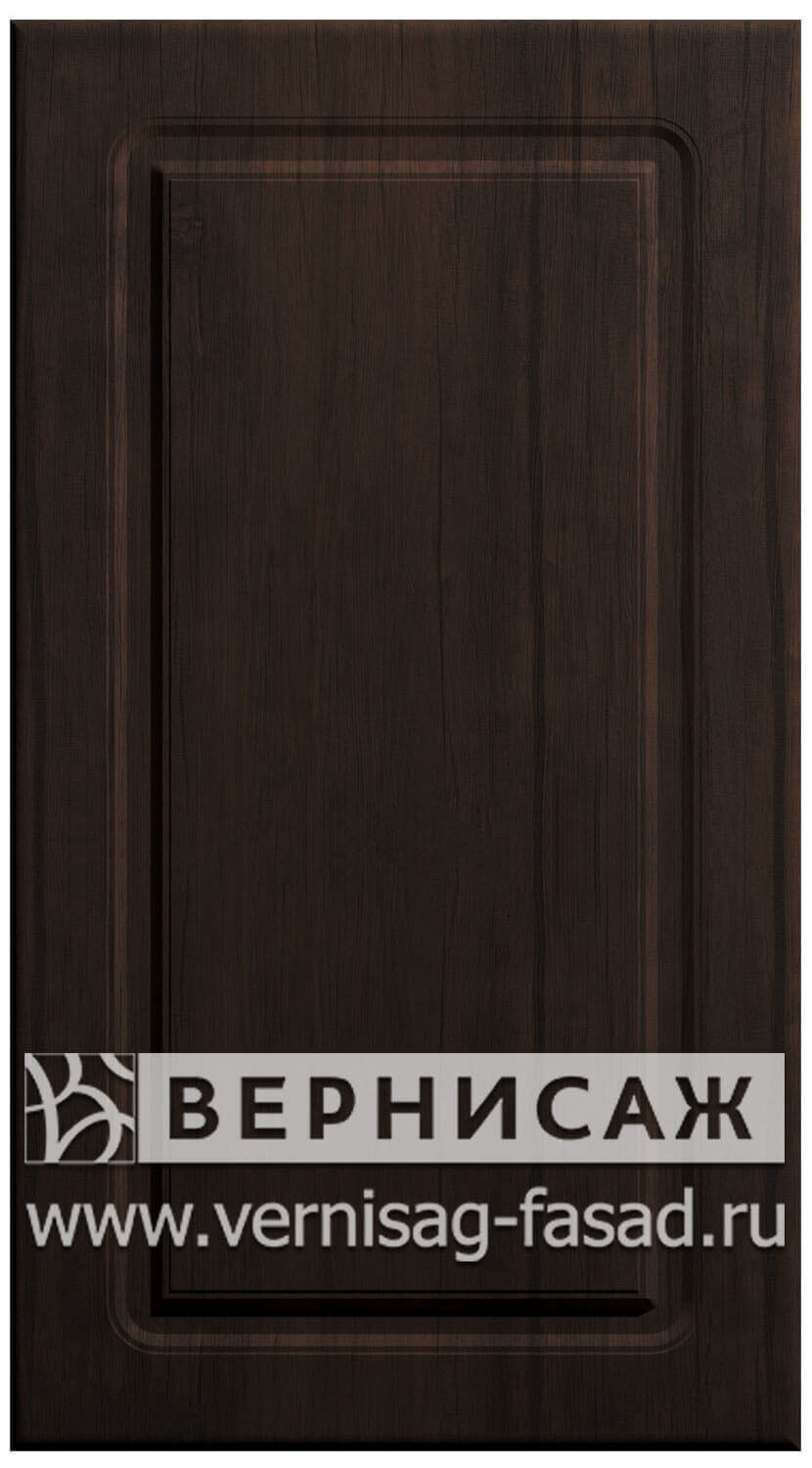 Фасады в пленке ПВХ, Фрезеровка № 1, цвет Тиковое дерево