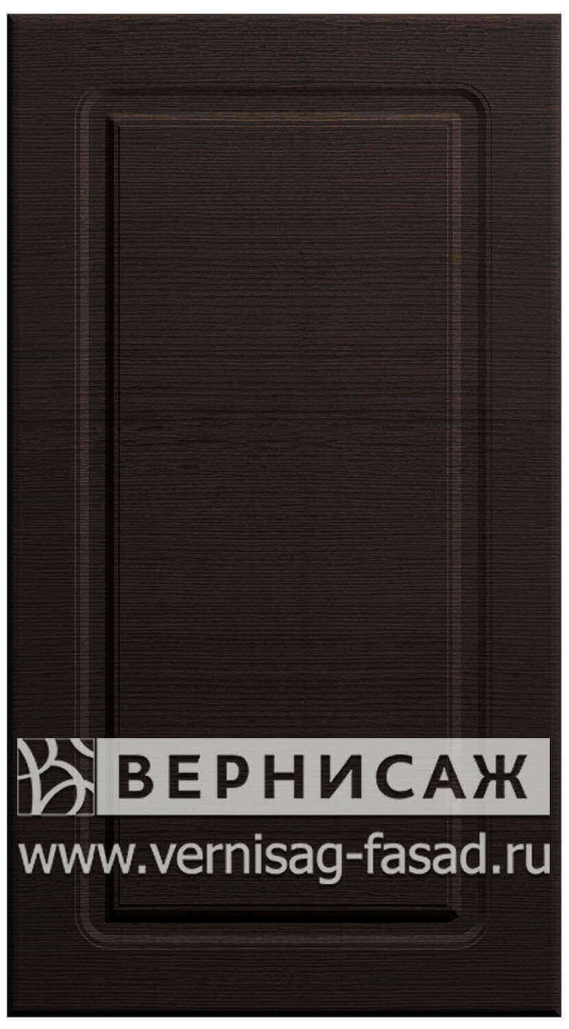 Фасады в пленке ПВХ, Фрезеровка № 1, цвет Венге горизонтальный