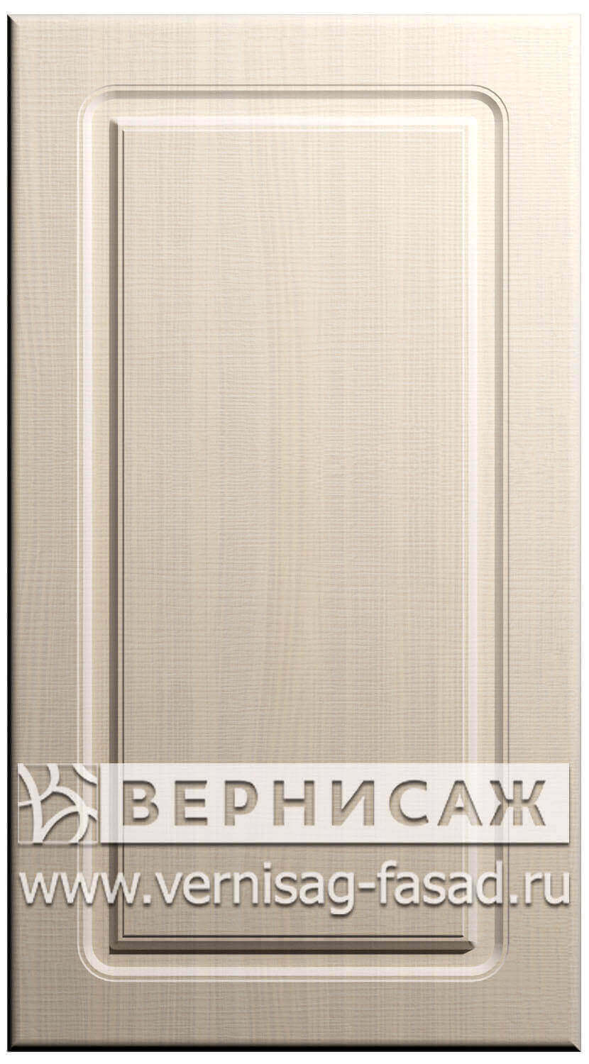 Фасады в пленке ПВХ, Фрезеровка № 1, цвет Жемчужный лен