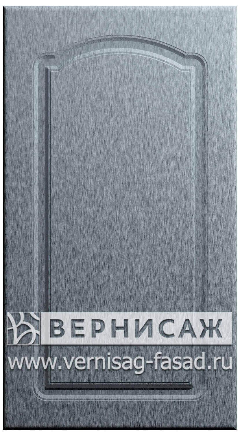  Фасады в пленке ПВХ, Фрезеровка № 3, цвет Алюминий