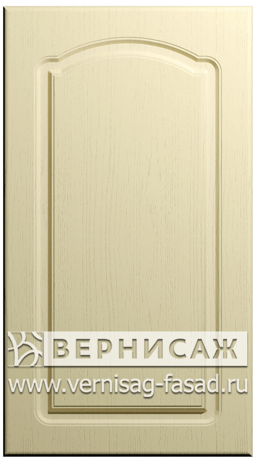  Фасады в пленке ПВХ, Фрезеровка № 3, цвет Ваниль структурная