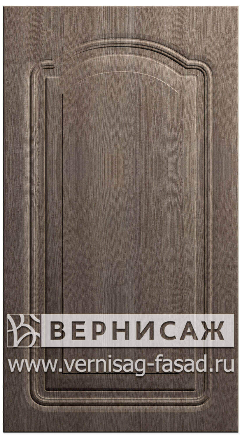Фасады в пленке ПВХ, Фрезеровка № 40-1, цвет Ясень шимо темный