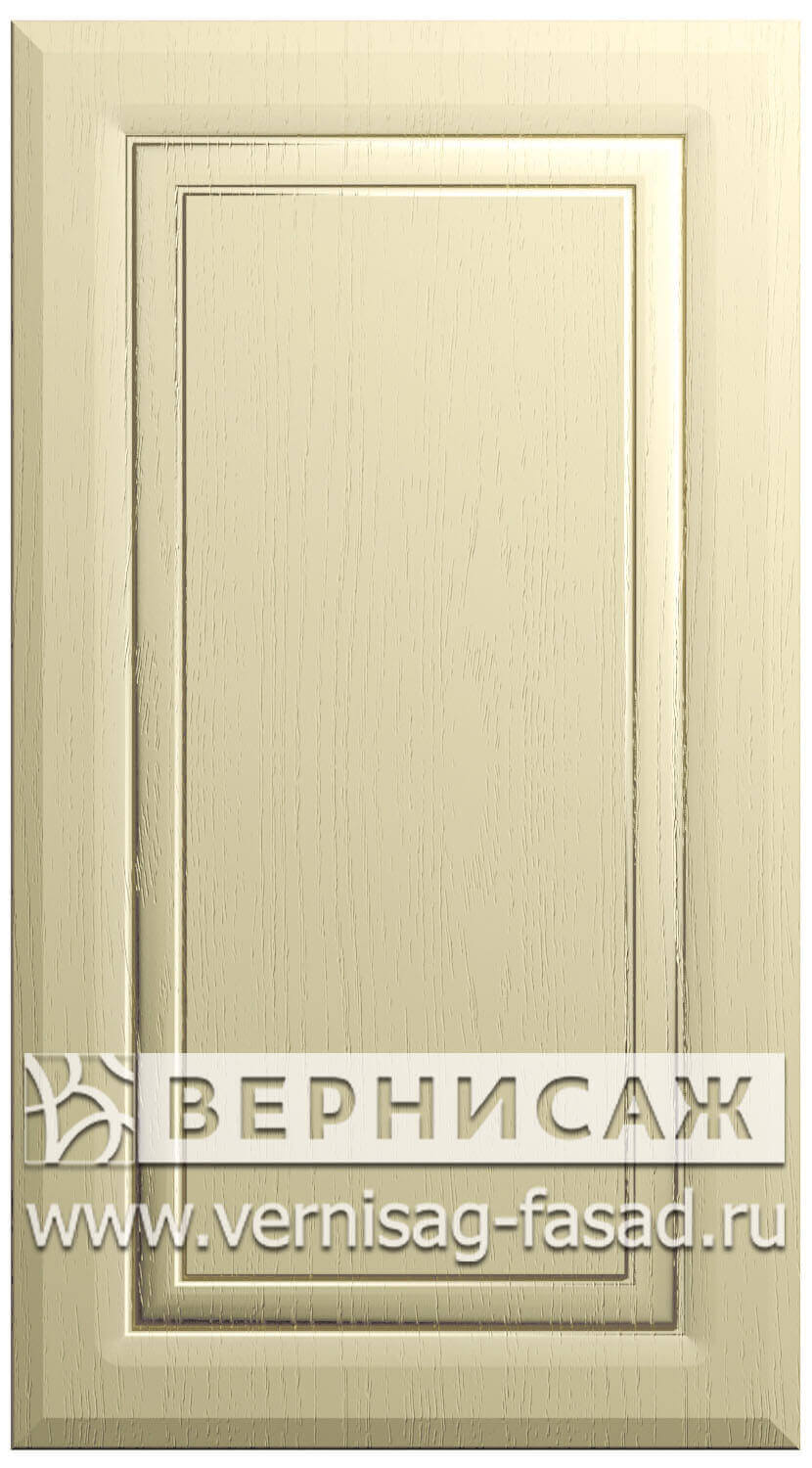Фасады в пленке ПВХ, Фрезеровка № 41, цвет Ваниль структурная 