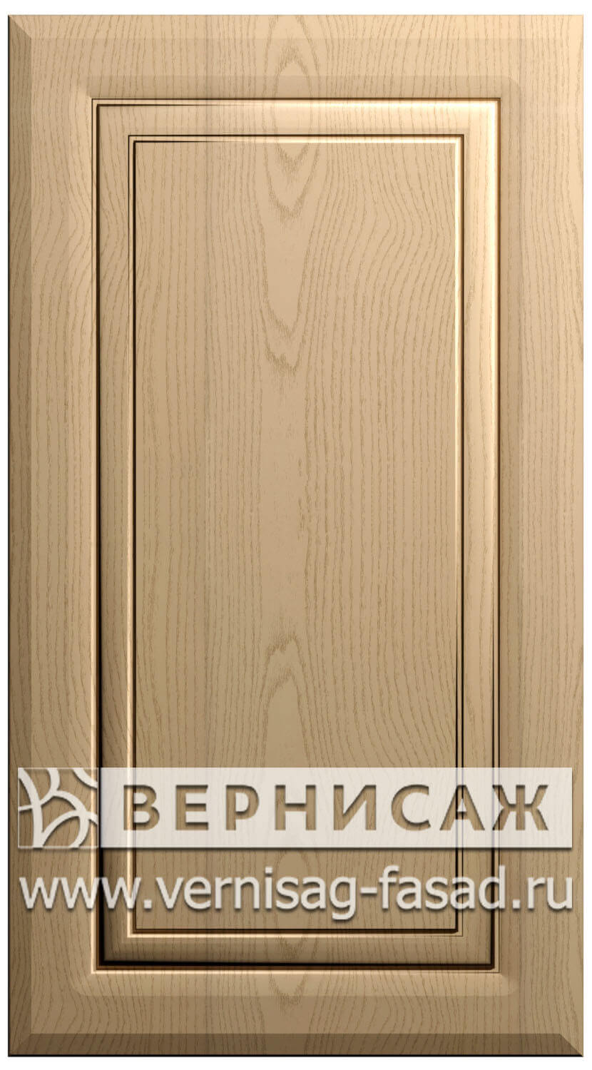 Фасады в пленке ПВХ, Фрезеровка № 41, цвет Ясень бежевый 