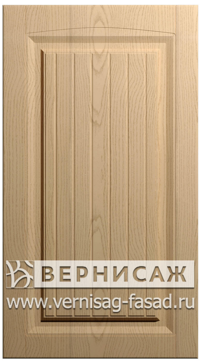 Фасады в пленке ПВХ, Фрезеровка № 43, цвет Ясень бежевый