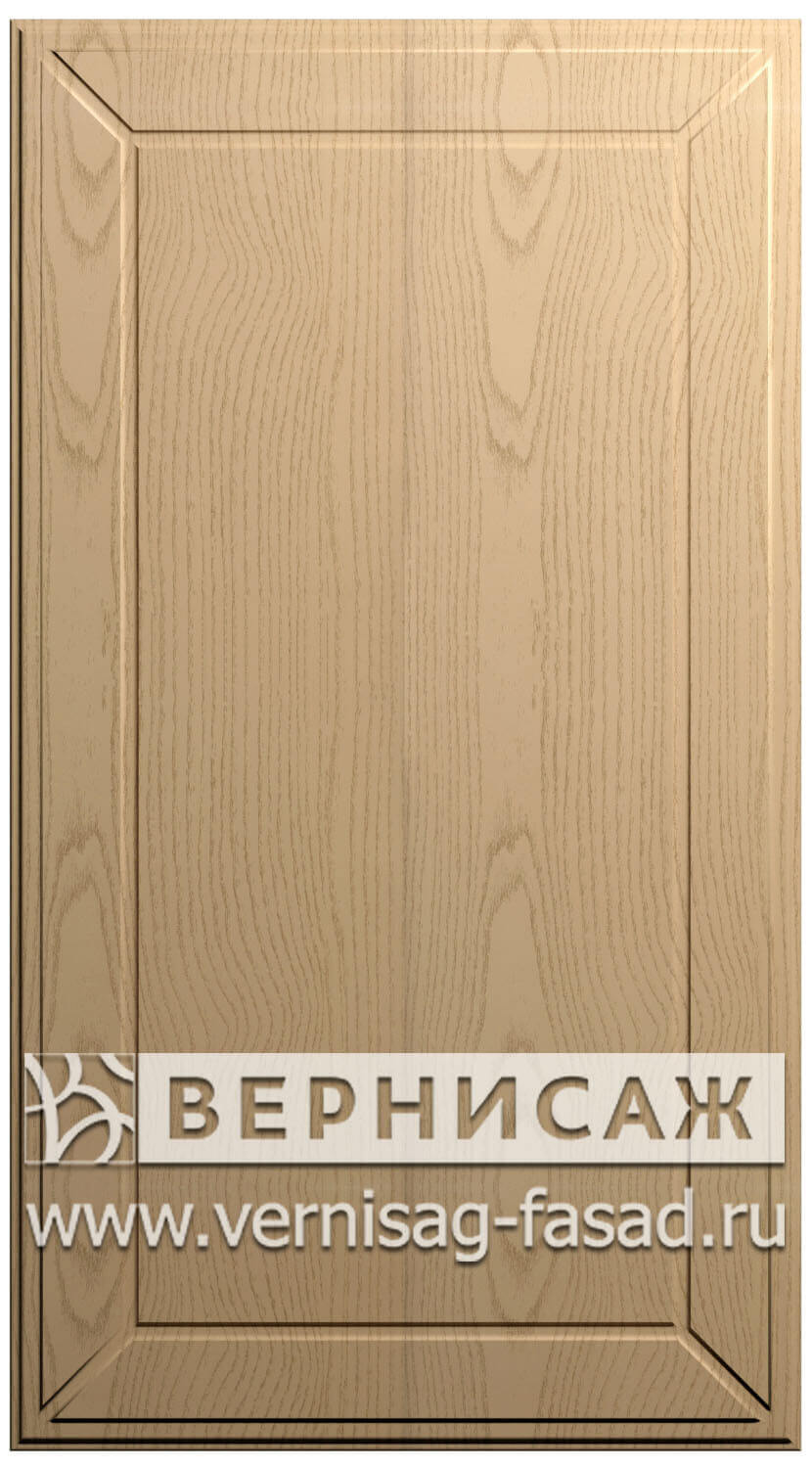 Фасады в пленке ПВХ, Фрезеровка № 62, Ясень бежевый