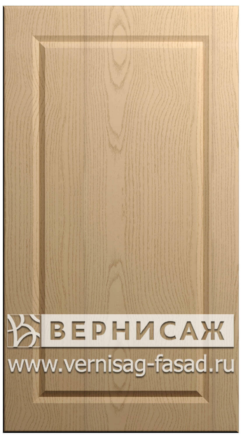 Фасады в пленке ПВХ, Фрезеровка № 74, цвет Ясень бежевый