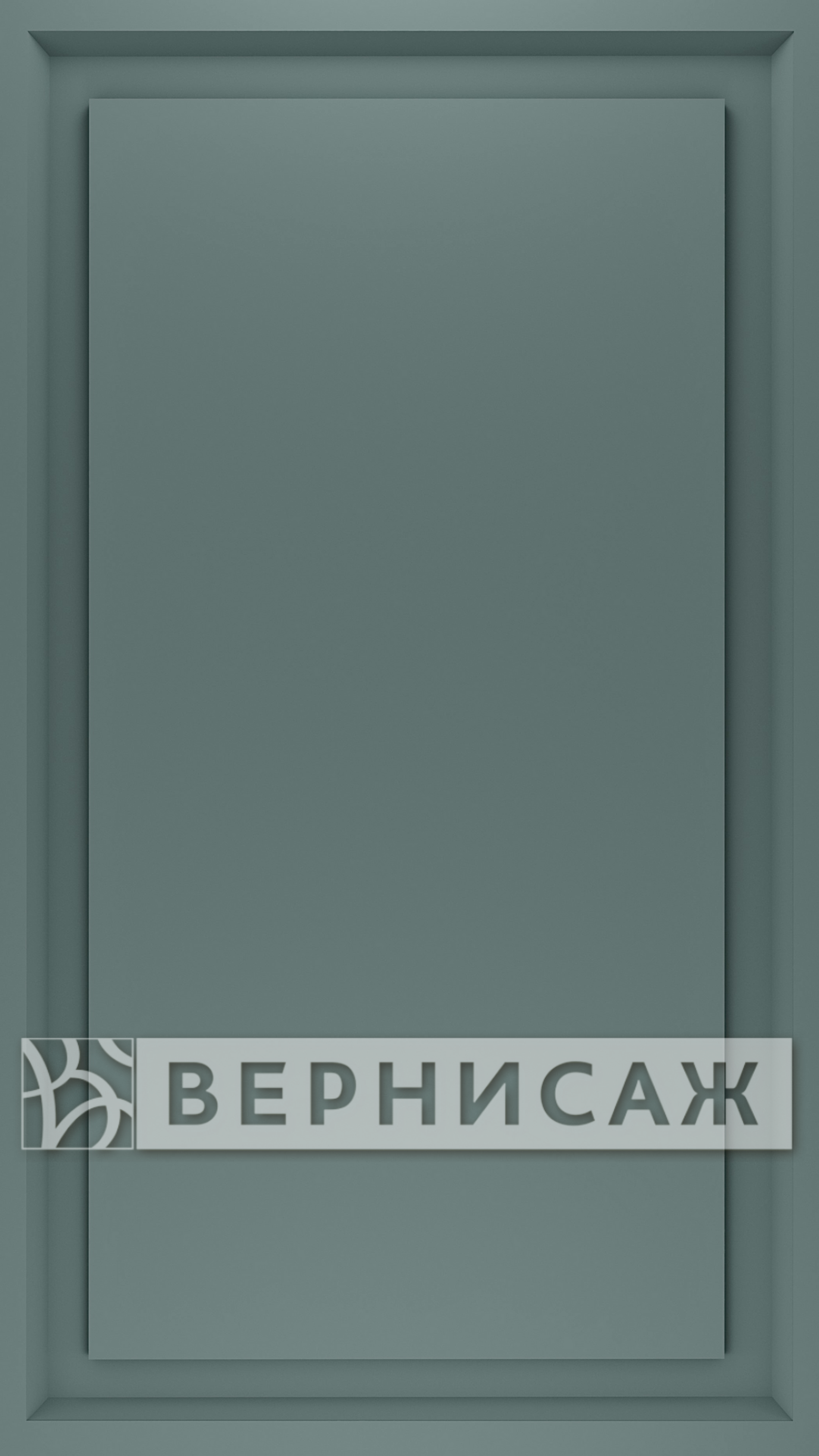 Фасад в пленке ПВХ, Фрезеровка №96, глухой фасад