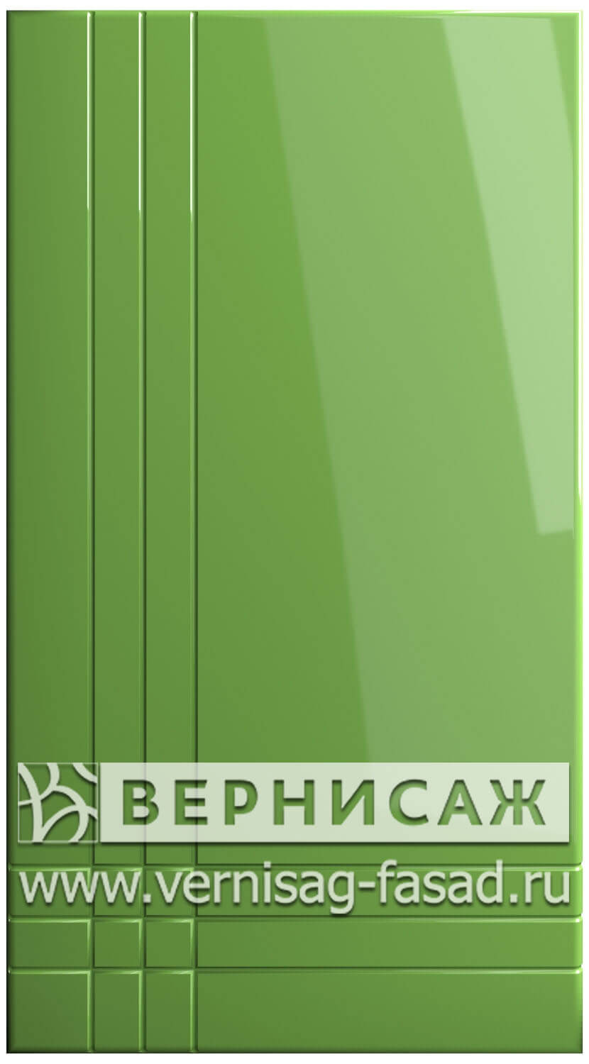 Фасады в пленке ПВХ, Фрезеровка № 18, цвет Эвкалипт глянец