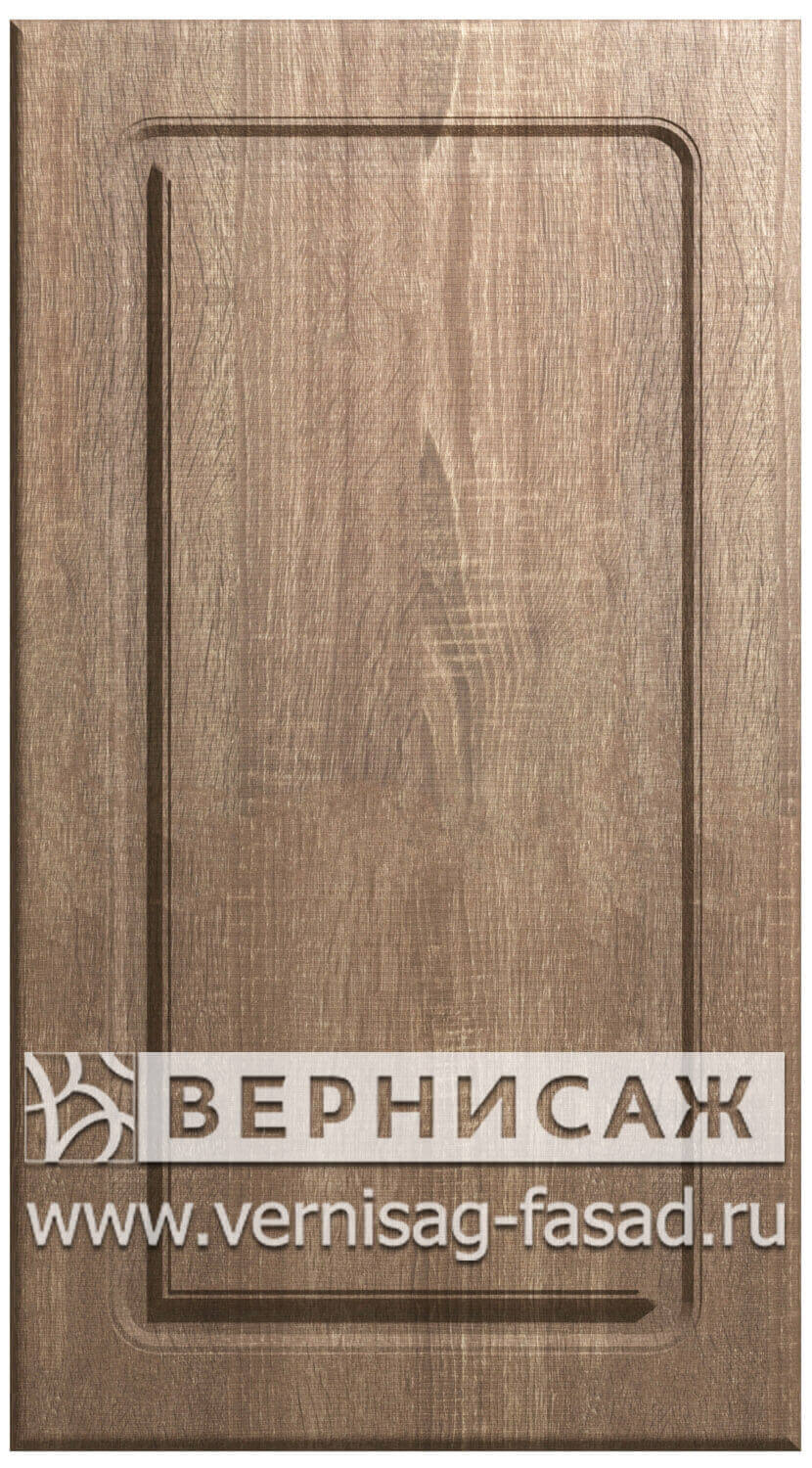 Фасады в пленке ПВХ, Фрезеровка № 1, цвет Дуб Палермо