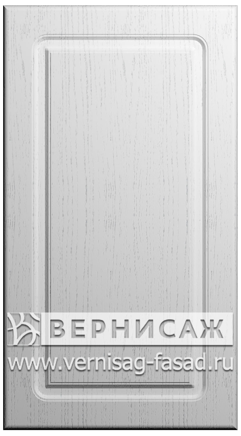 Фасады в пленке ПВХ, Фрезеровка № 1, цвет Массив Бианко