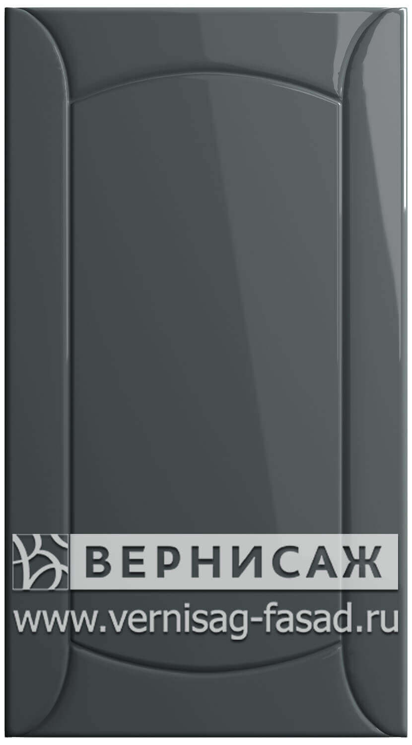  Фасады в пленке ПВХ, Фрезеровка № 20, цвет Графит глянец