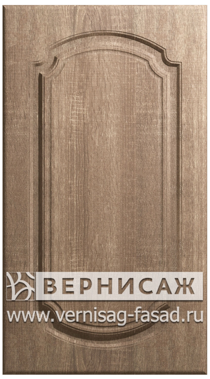 Фасады в пленке ПВХ, Фрезеровка № 25, цвет Дуб палермо