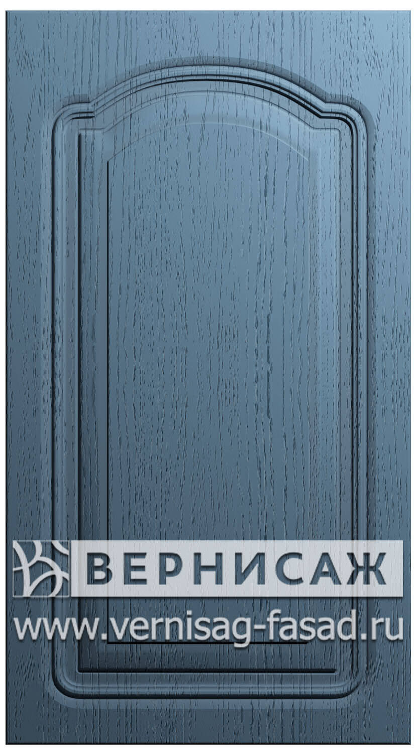 Фасады в пленке ПВХ, Фрезеровка № 40-1, цвет Массив Деним