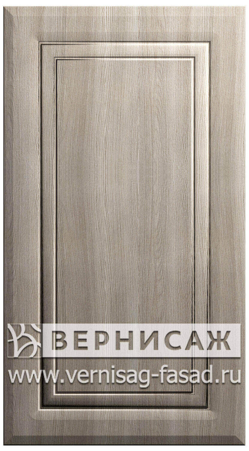 Фасады в пленке ПВХ, Фрезеровка № 43, цвет Ясень шимо светлый