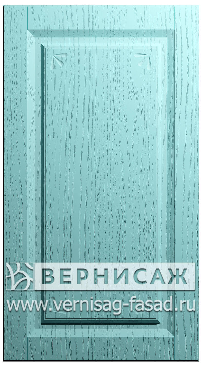 Фасады в пленке ПВХ, Фрезеровка № 44, цвет массив Скай