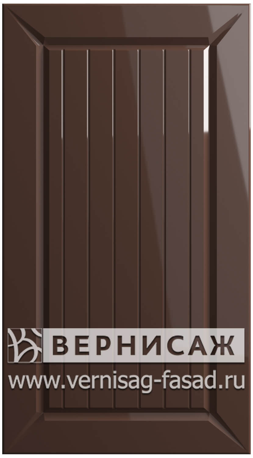Фасады в пленке ПВХ, Фрезеровка № 46, цвет Капучино глянец