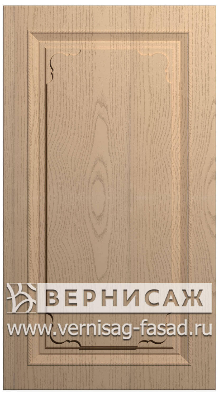 Фасады в пленке ПВХ, Фрезеровка № 54, цвет Ясень бежевый