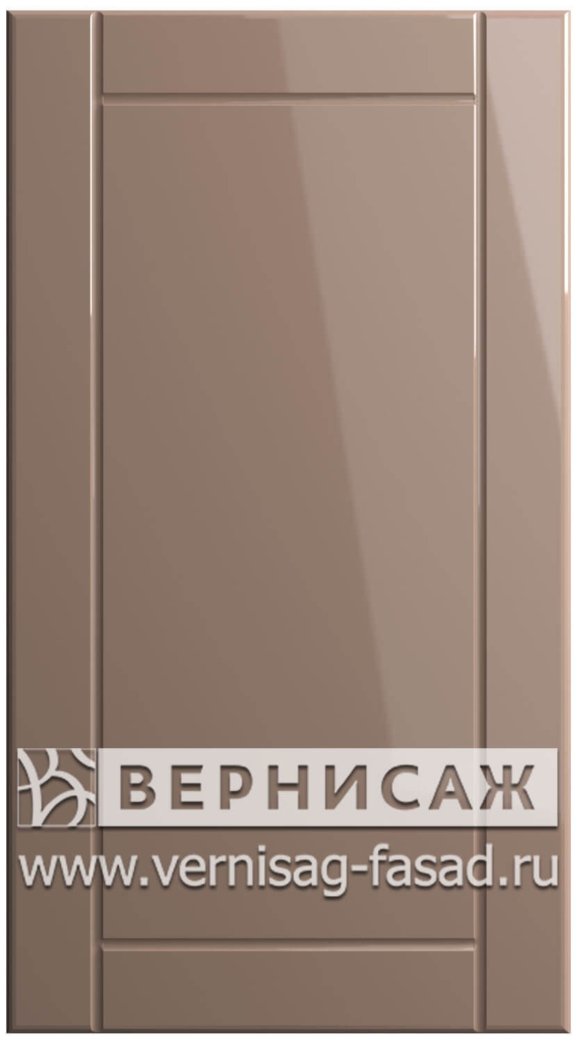 Фасады в пленке ПВХ, Фрезеровка № 6, цвет Мокко глянец