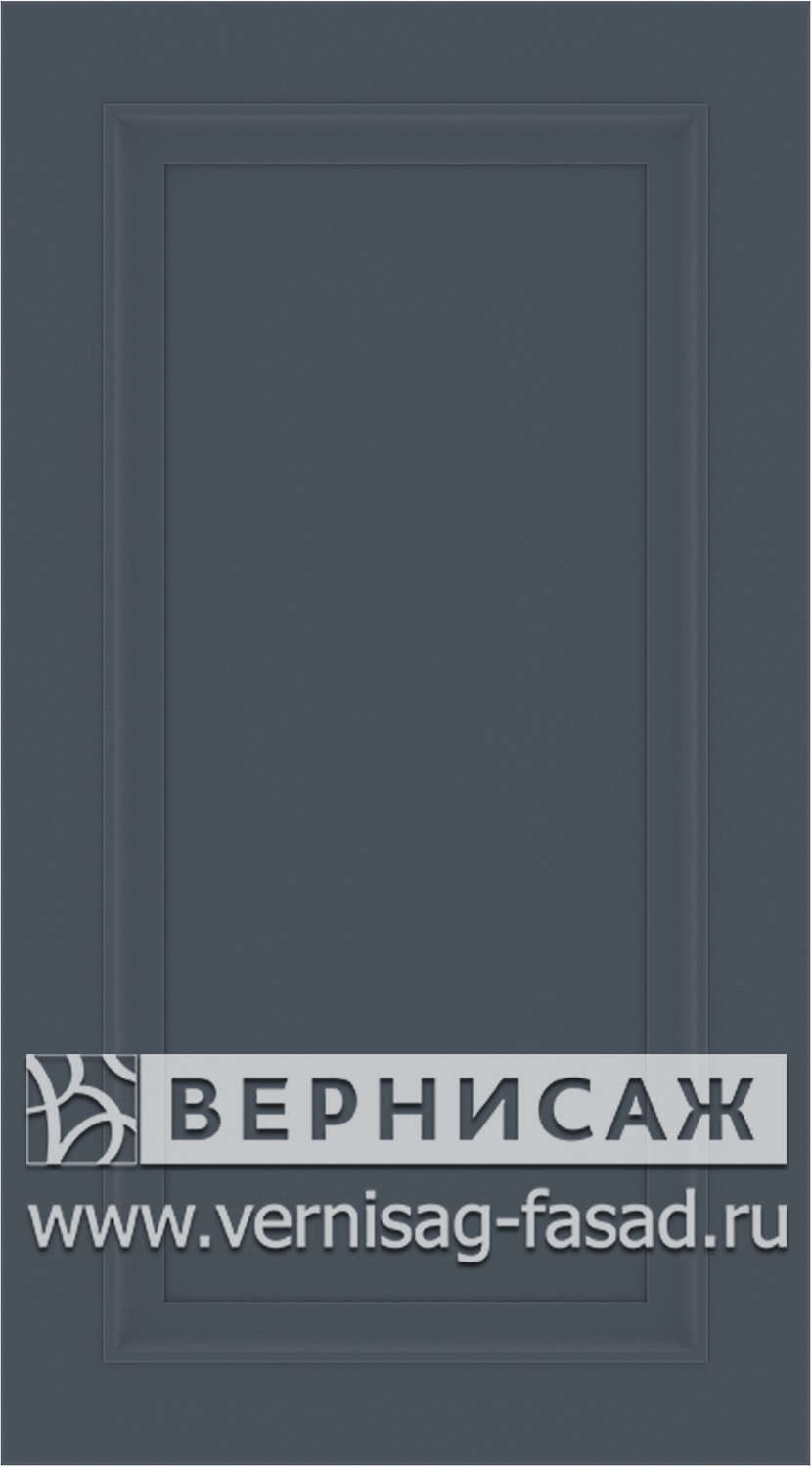 Фасады в пленке ПВХ, Фрезеровка W №1, цвет Графит софт 