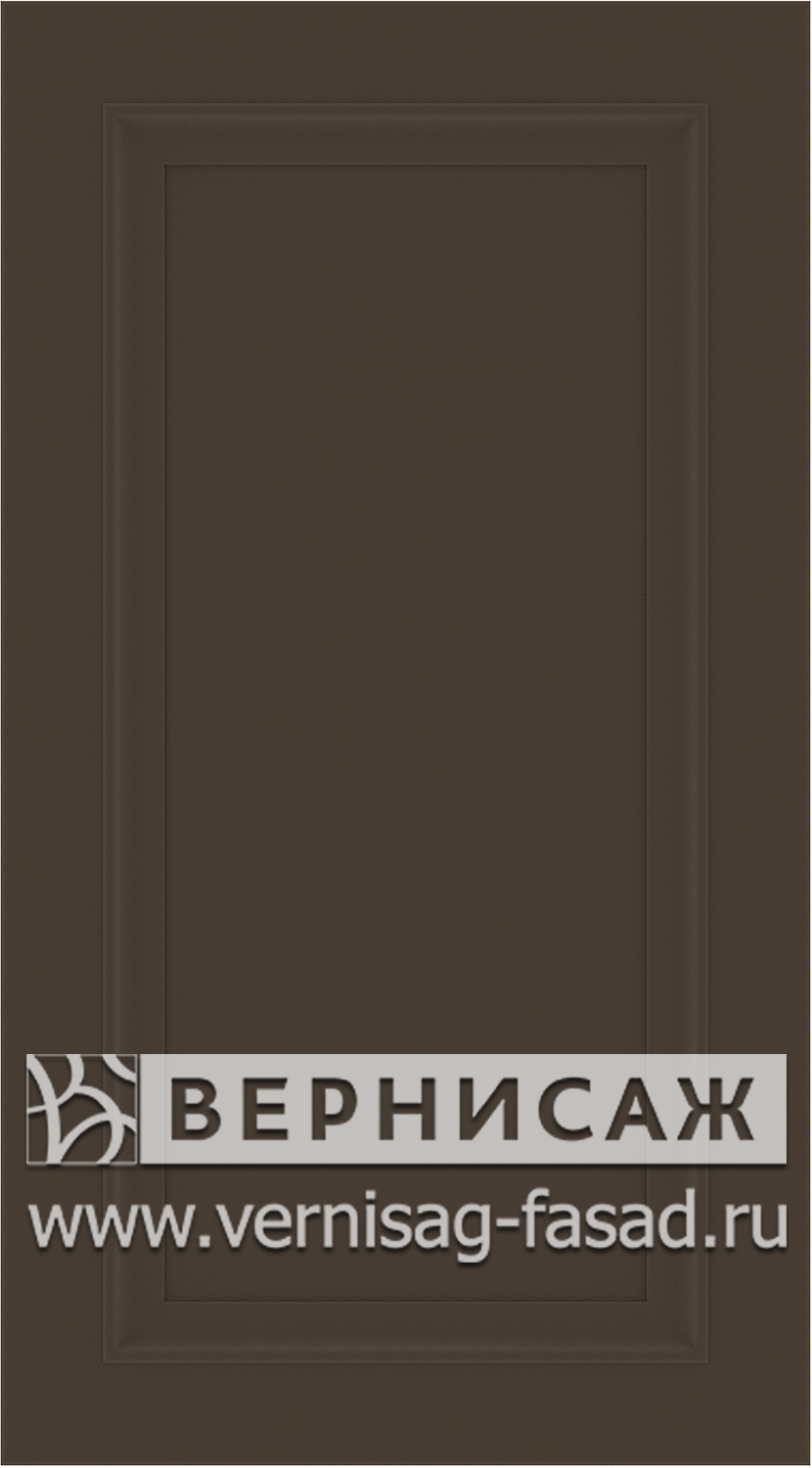 Фасады в пленке ПВХ, Фрезеровка W №1, цвет Смоки софт