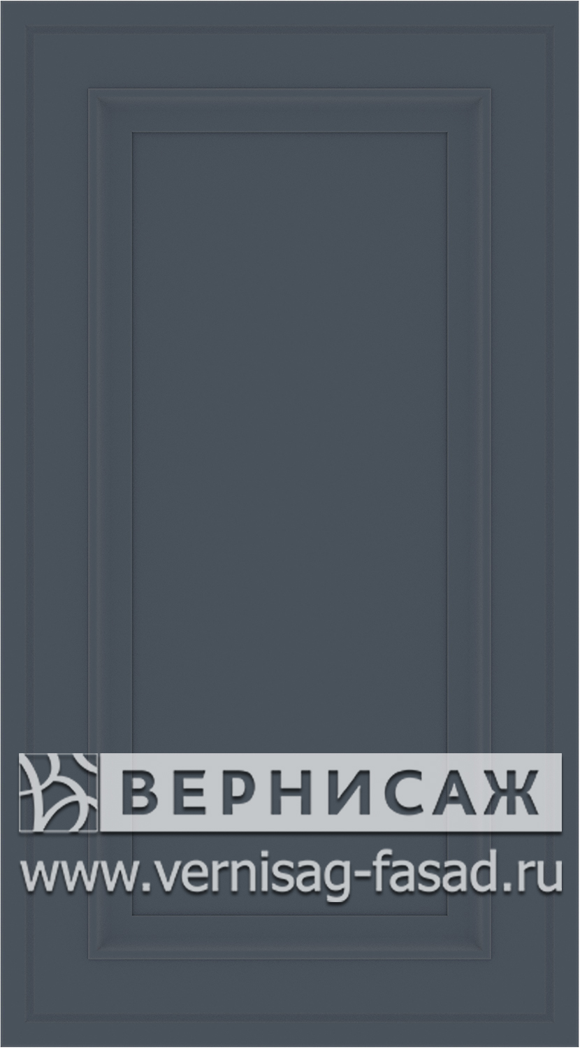 Фасады в пленке ПВХ, Фрезеровка W №3, цвет  графит софт 