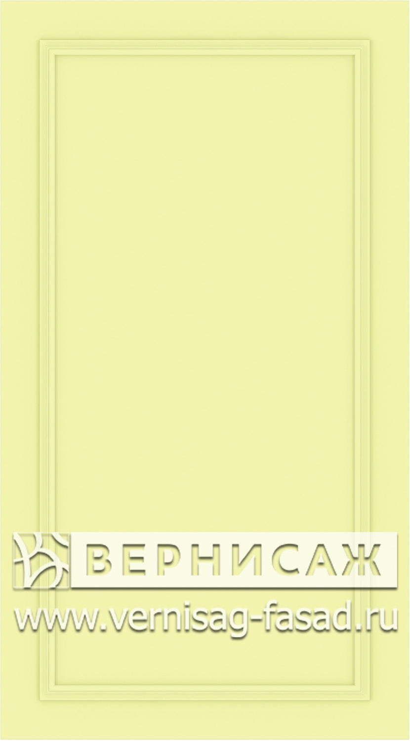 Фасады в пленке ПВХ, Фрезеровка W №5, цвет фисташка софт