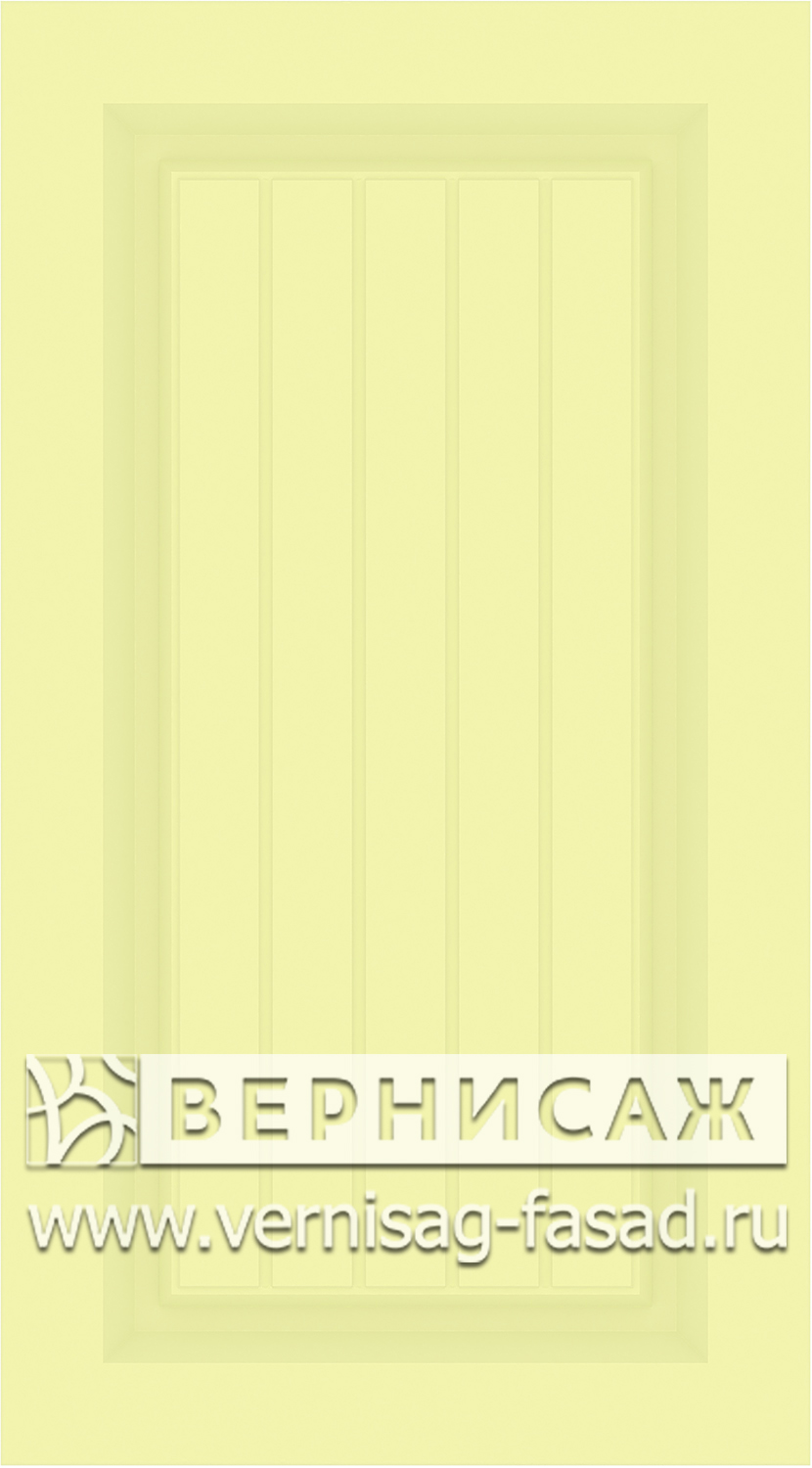 Фасады в пленке ПВХ, Фрезеровка W №6, цвет  Фисташка софт 